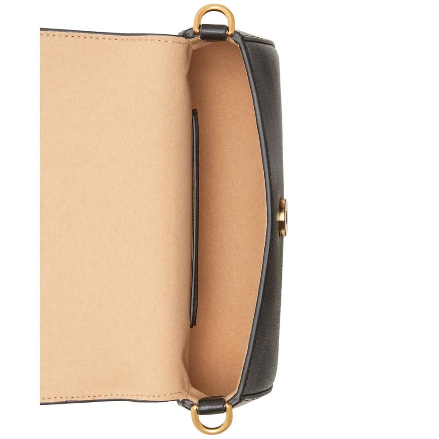 Katy Textured Leather Flap Chain Crossbody