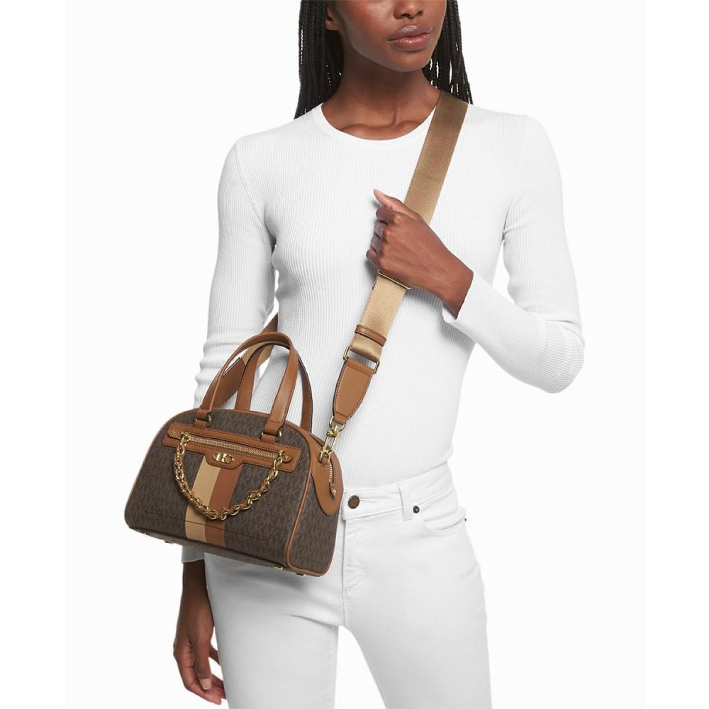 Williamsburg Logo Small Bowling Satchel