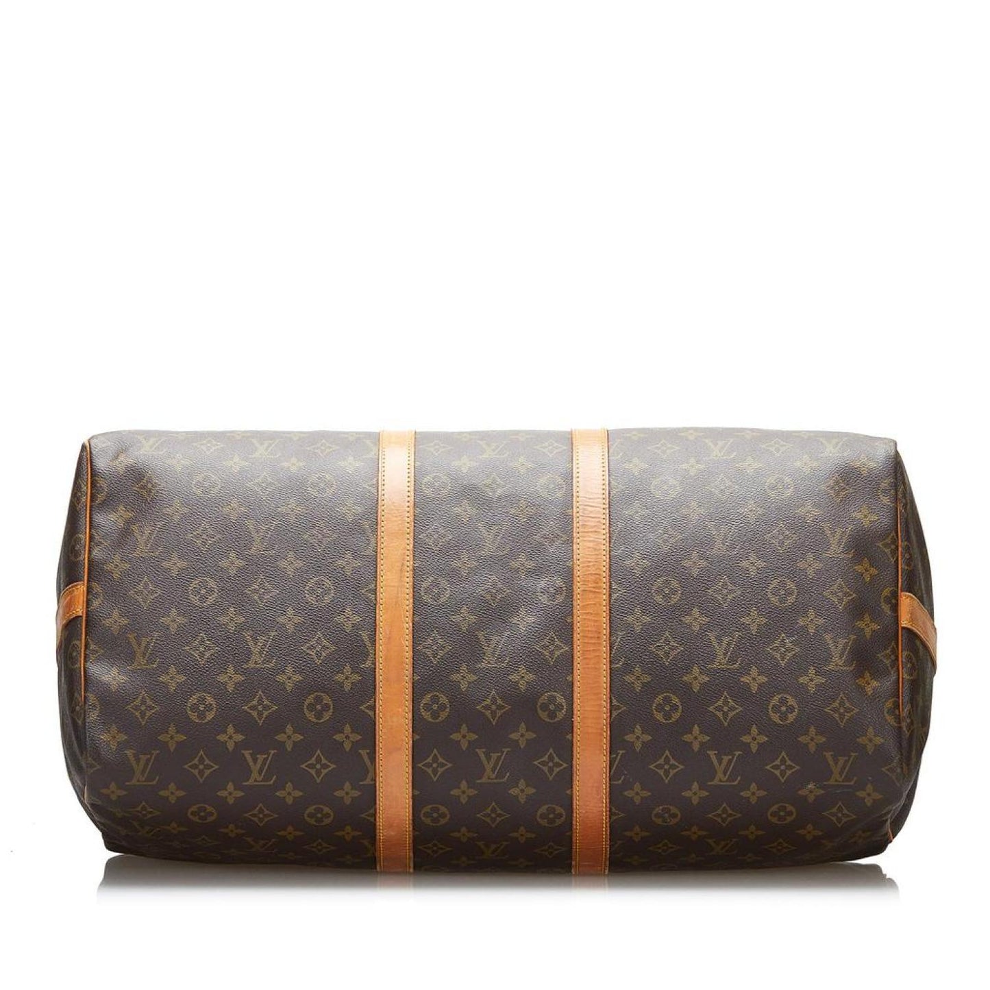 Louis Vuitton Monogram Keepall Bandouliere 55 Travel Bag (Pre-Owned)