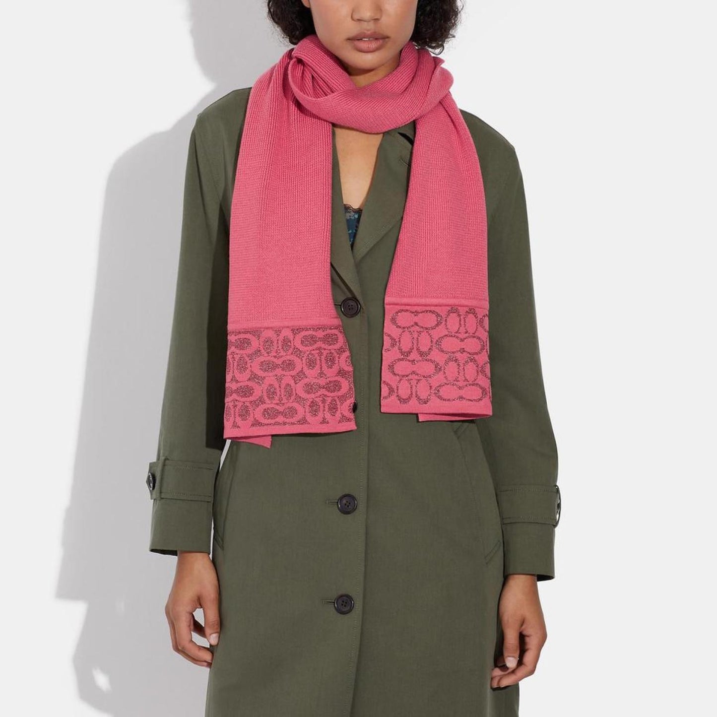 Coach Outlet Signature Oblong Scarf