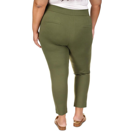 Plus Size High-Rise Pull-On Pants