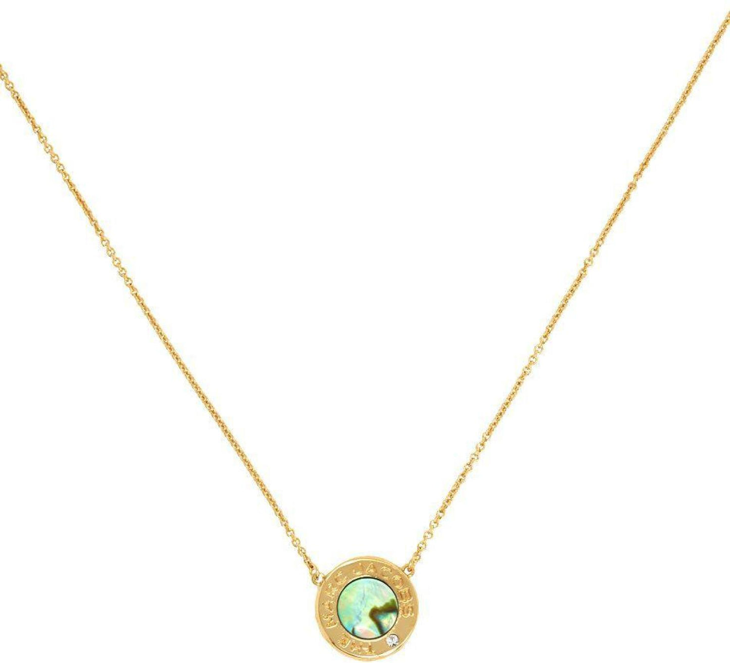 Gold & Abalone 'The Medallion' Necklace