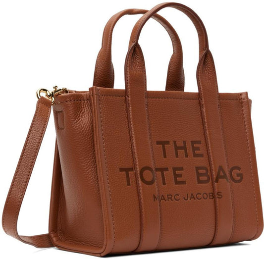 Brown 'The Leather Small' Tote