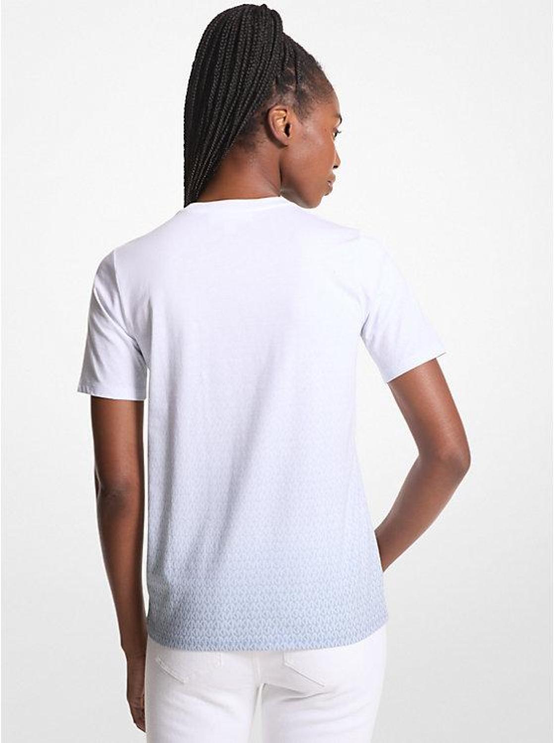 Ombré Logo Organic Cotton Jersey T-Shirt