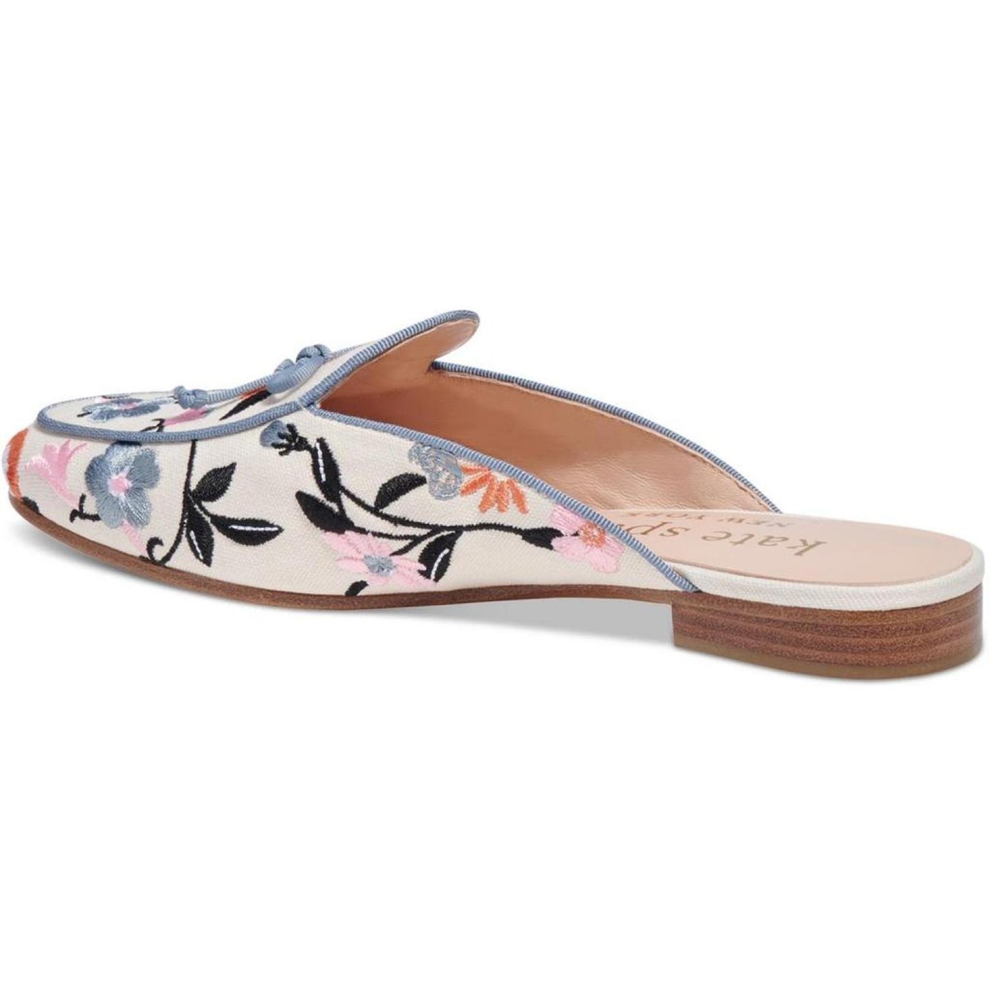 Devi Slide Womens Pointed Toe Leather Mules