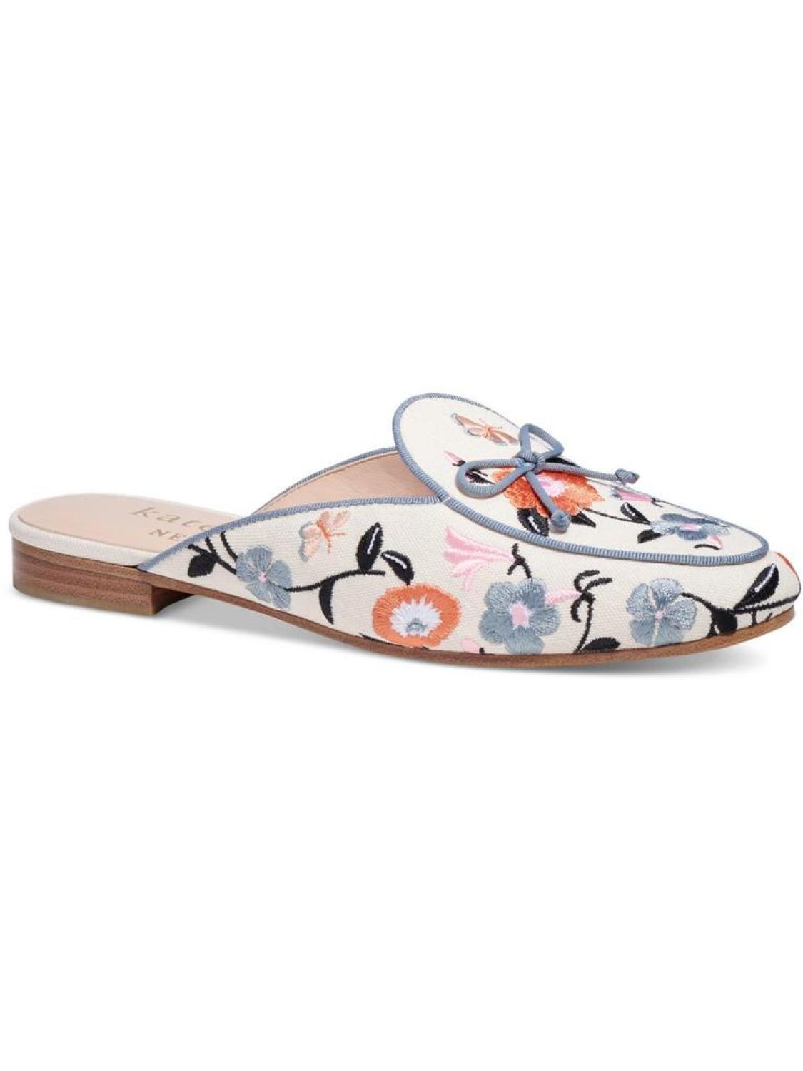 Devi Slide Womens Pointed Toe Leather Mules