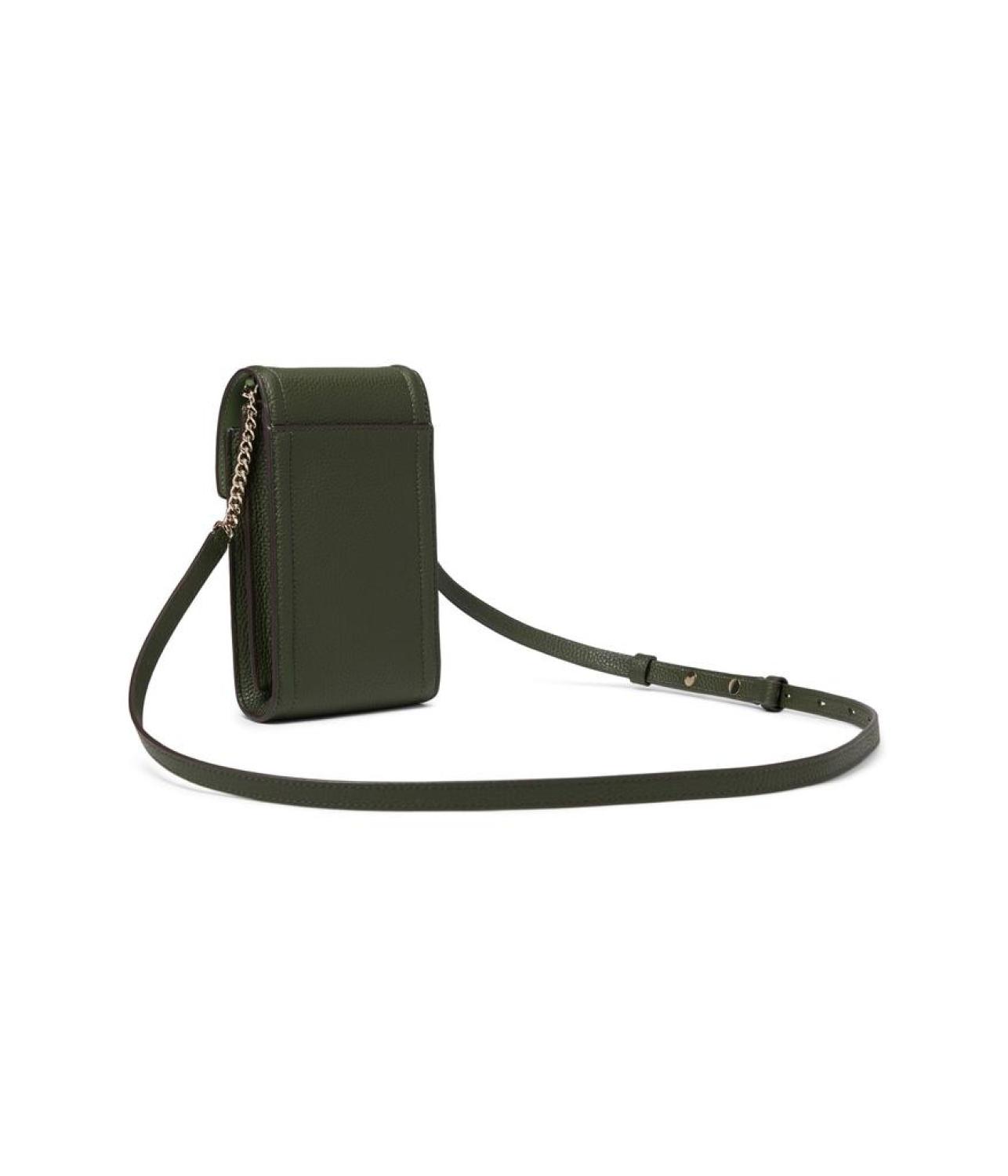 Knott Pebbled Leather North/South Crossbody