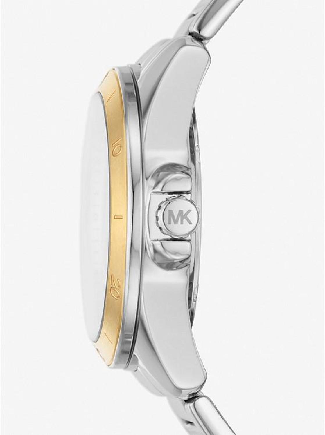 Mini Alek Pavé Two-Tone Watch