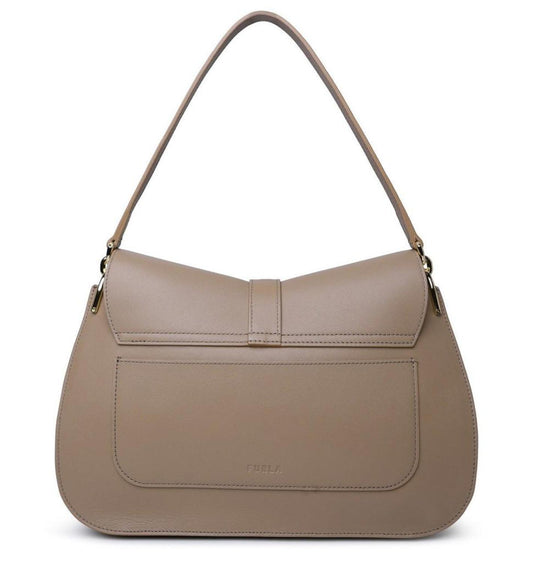 Furla Flow Logo Plaque Large Tote Bag