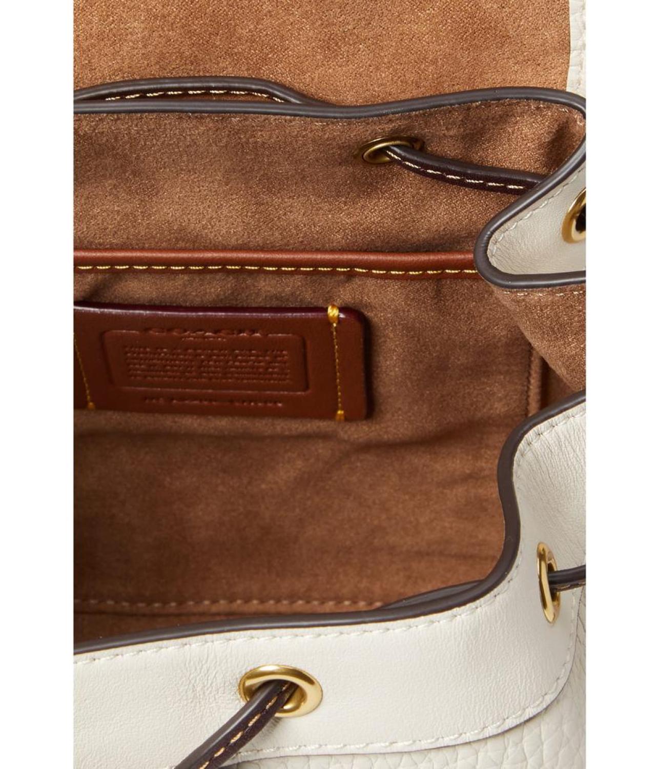 Color-Block Leather Riya Backpack 21