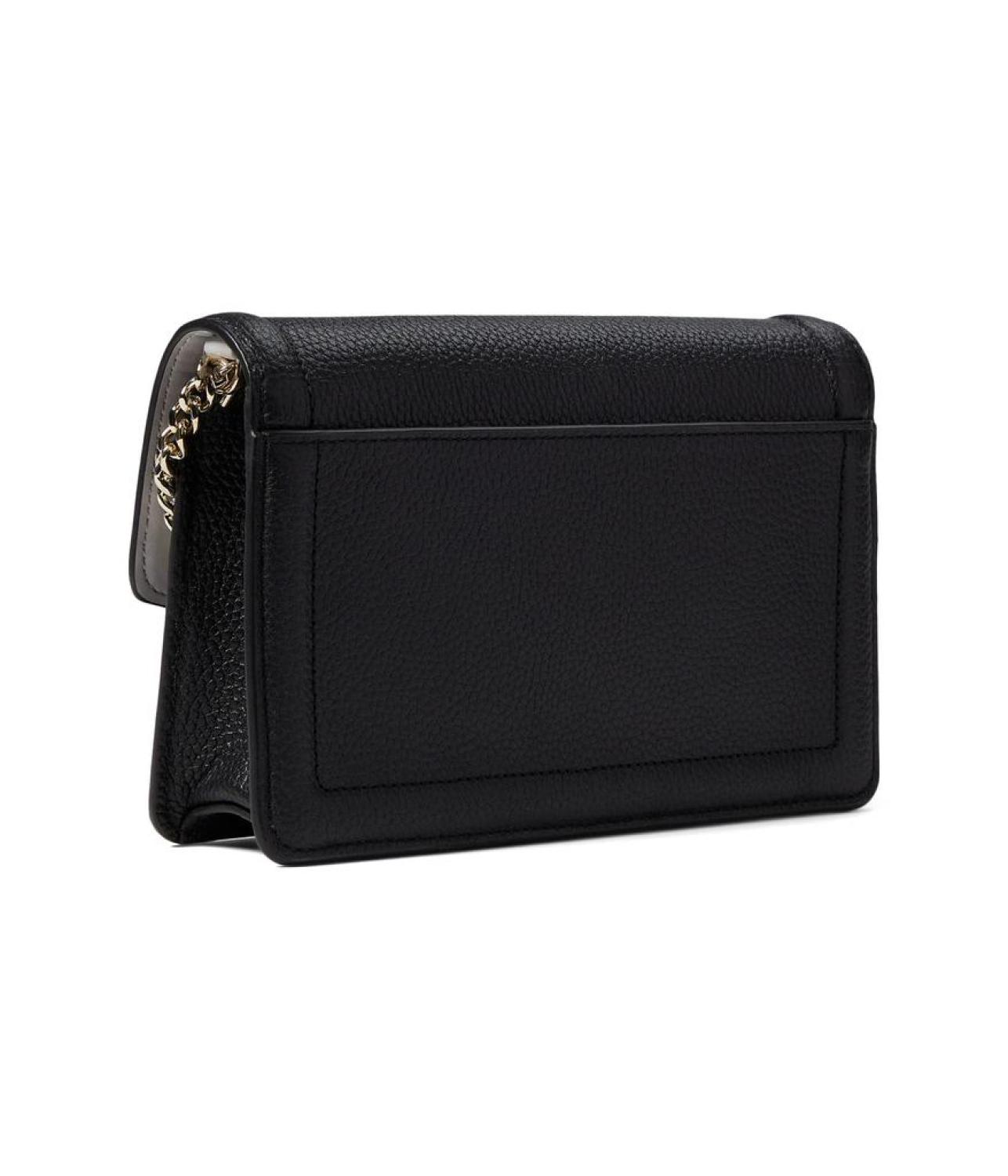 Knott Pebbled Leather Flap Crossbody