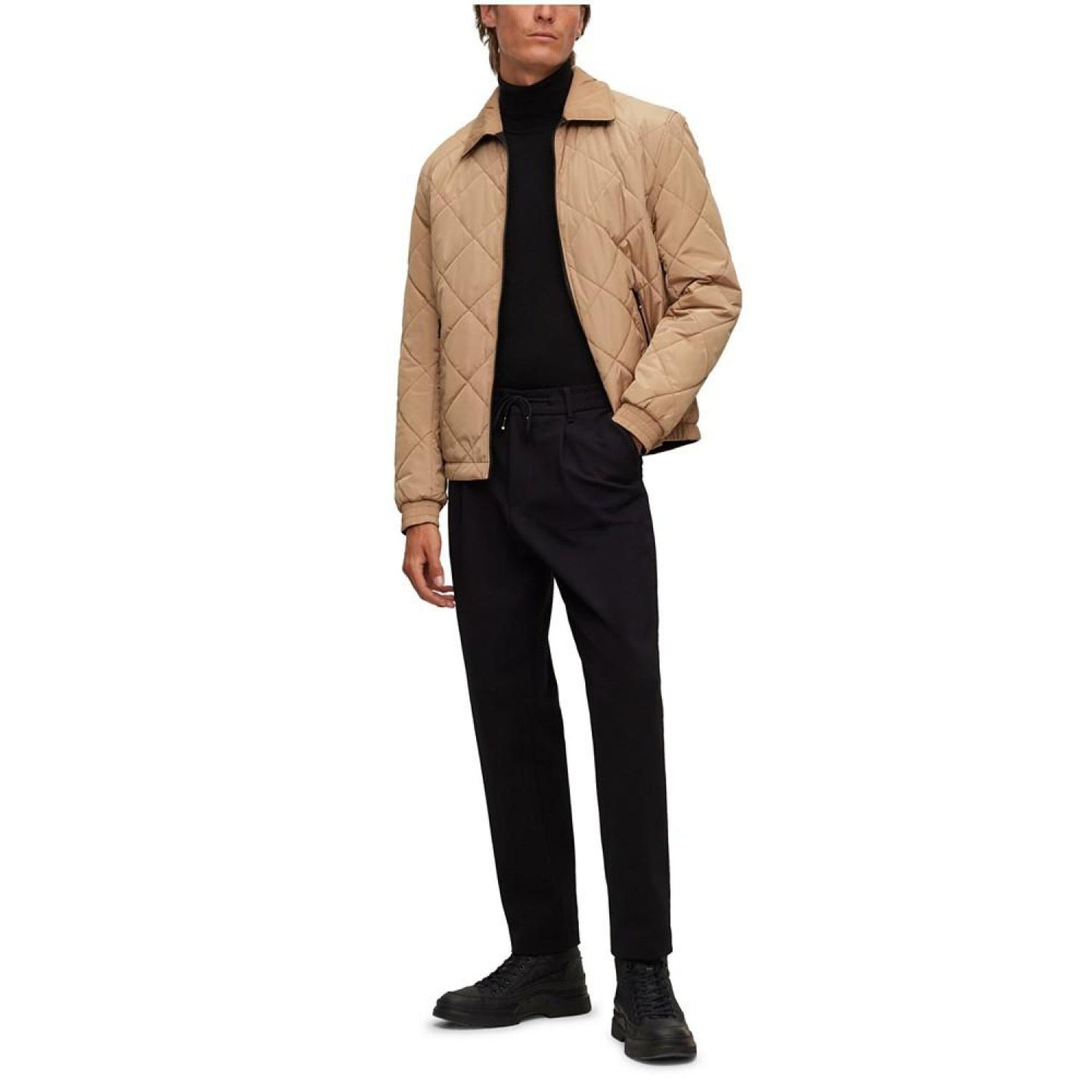 Men's Water-Repellent Quilted Jacket