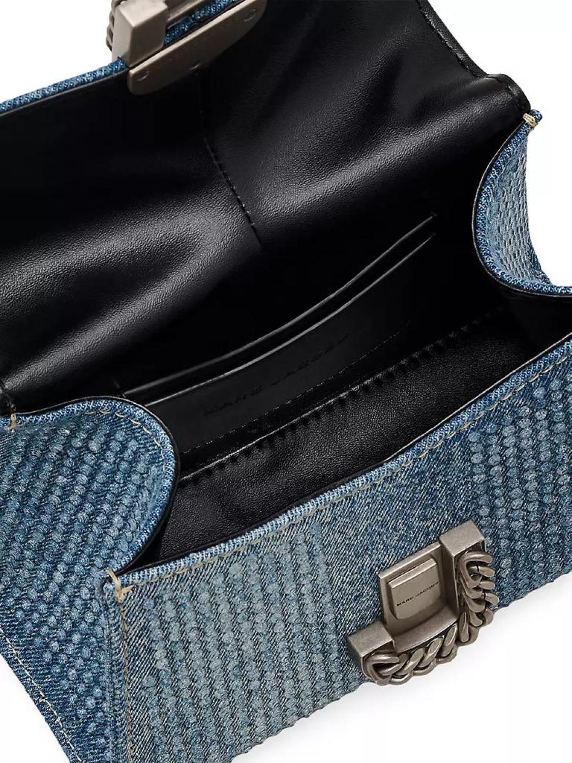 The Crystal Denim St. Marc Mini Top Handle