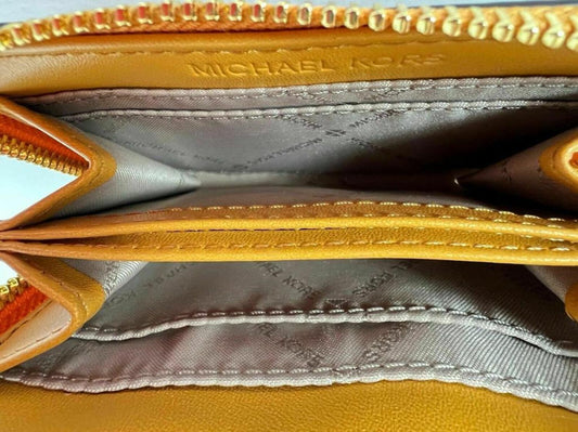 Michael Kors Jet Set Travel MK Signature Card Case Wallet