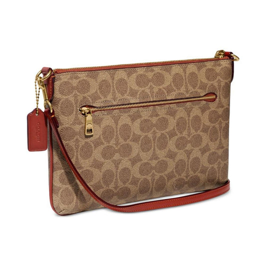 Signature Coated Canvas Polly Crossbody
