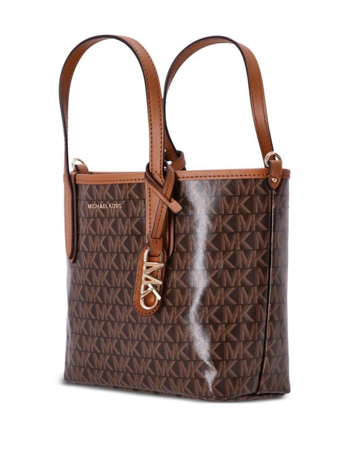 Michael Michael Kors All-Over Logo Printed Small Tote Bag