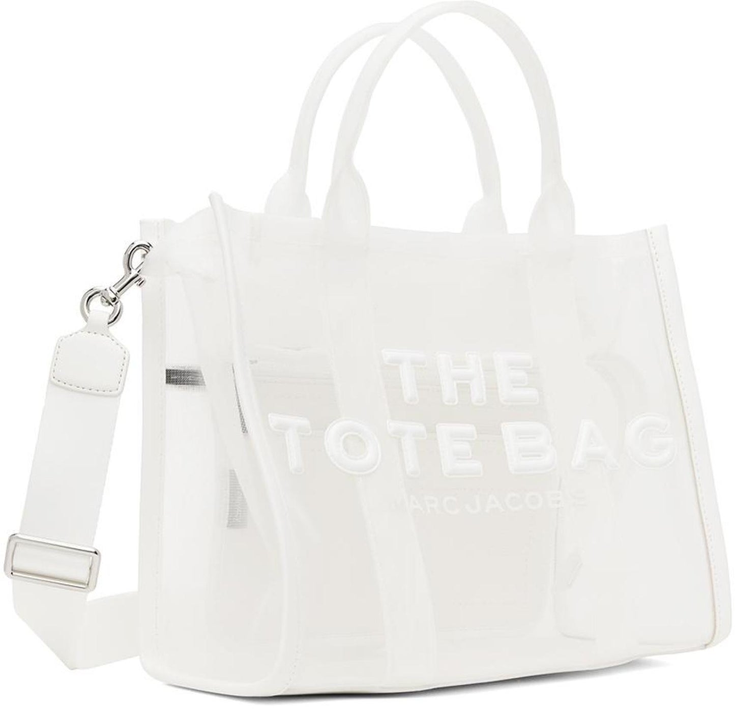 White 'The Mesh Medium' Tote