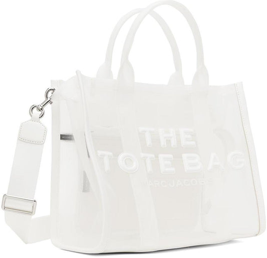 White 'The Mesh Medium' Tote