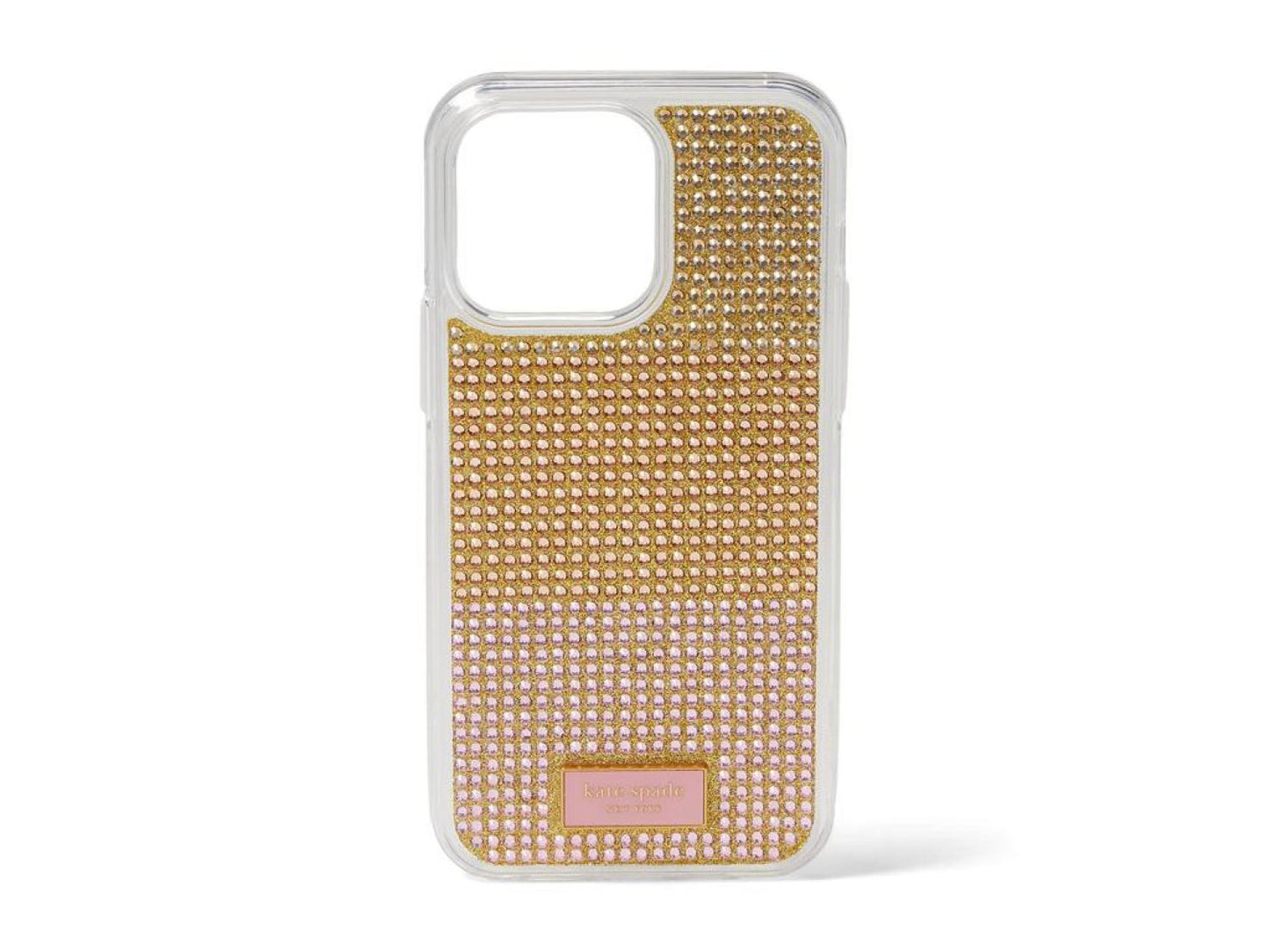 Rhinestone Embossed Rock Candy Sticker Logo Phone Case 14 Pro Max
