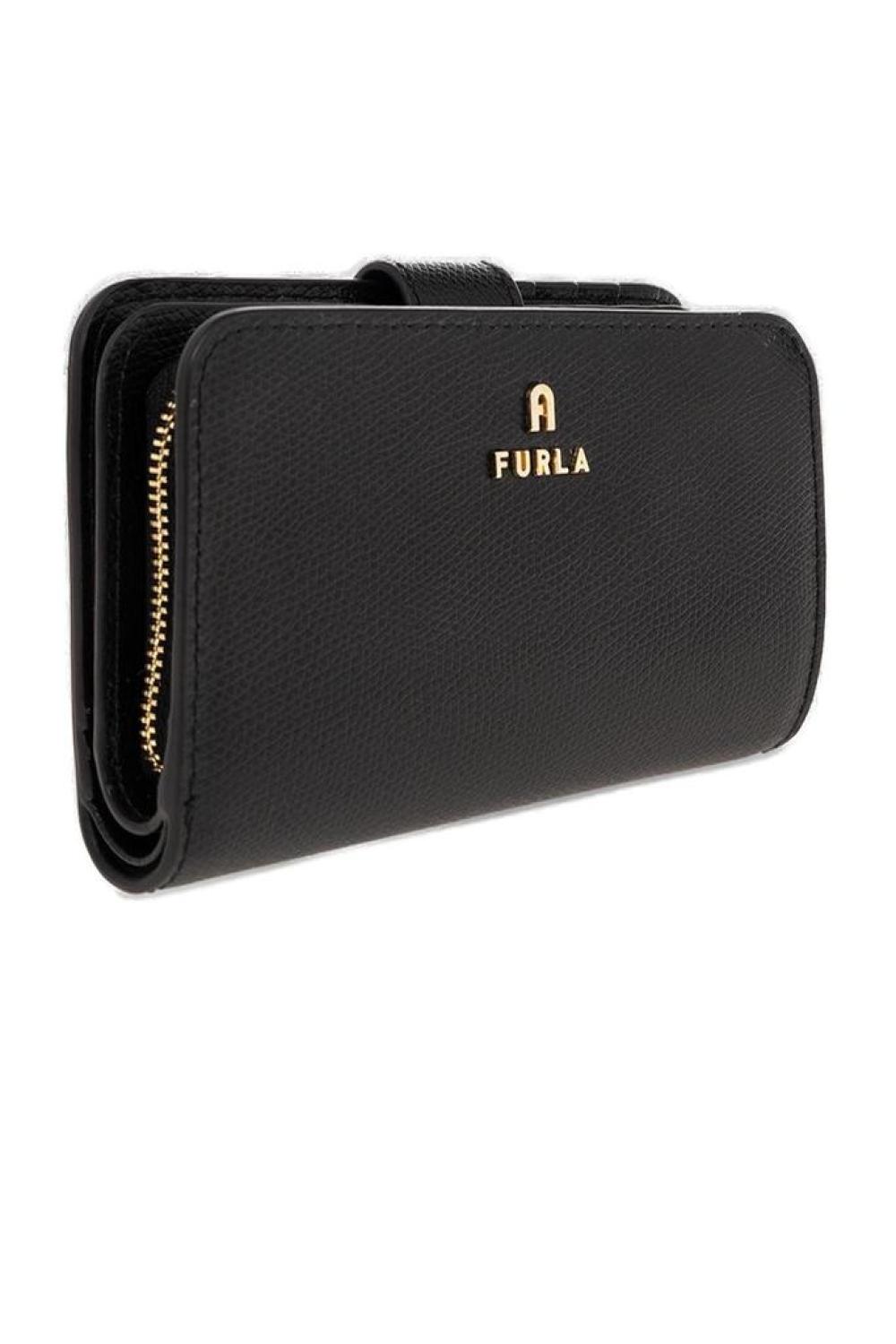 Furla Logo-Plaque Zipped Wallet