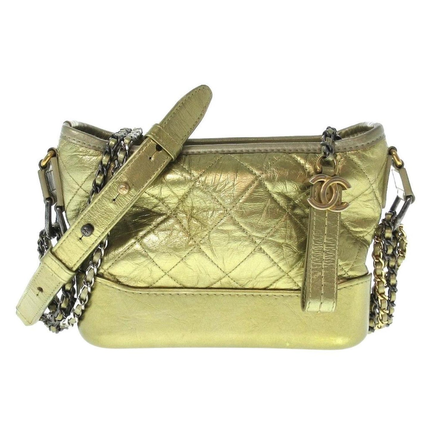 Chanel Gabrielle Leather Shoulder Bag (Pre-Owned)