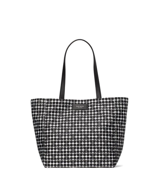 Noel Printed Fabric Large Tote