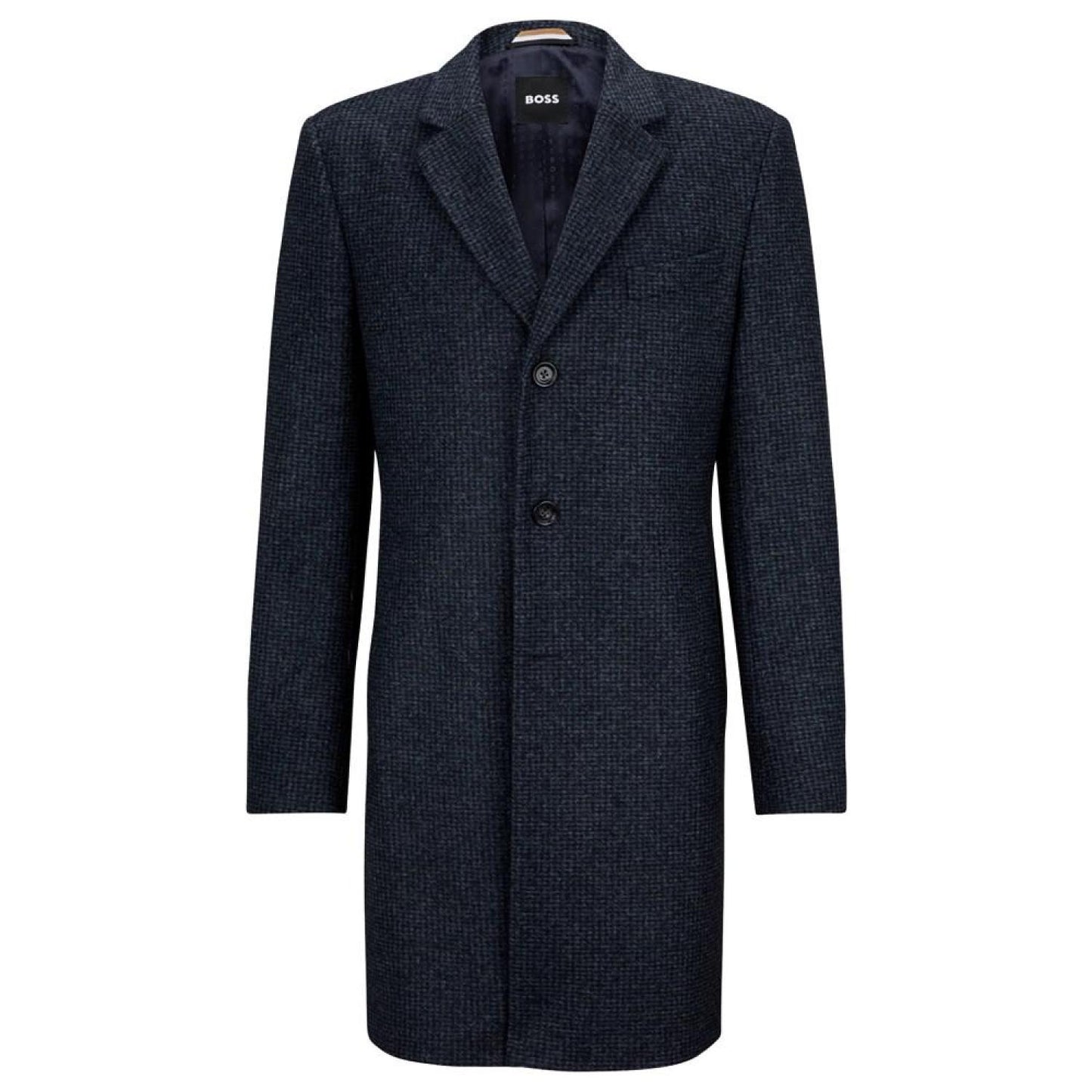 Men's Patterned Slim-Fit Formal Coat