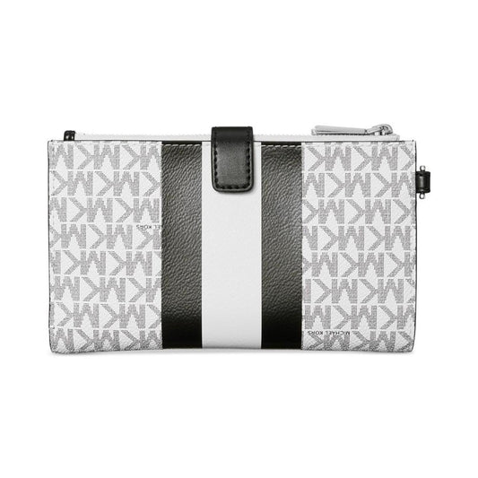 Logo Jet Set Double Zip Wristlet