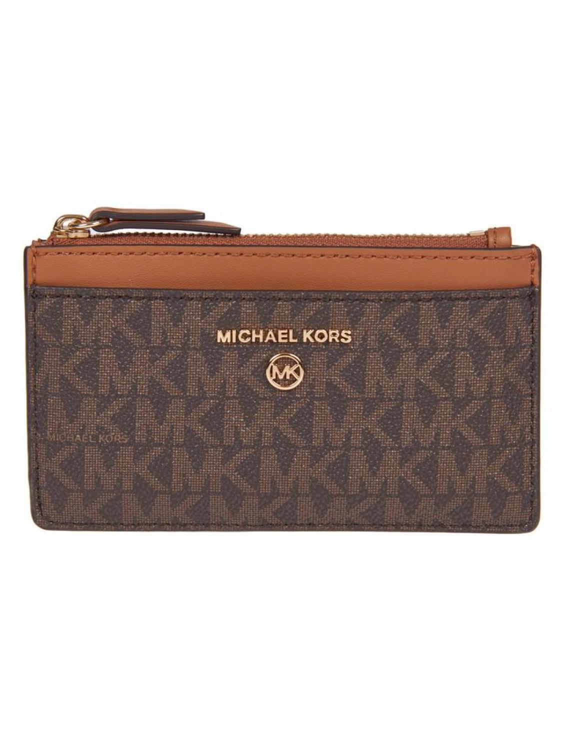 Michael Michael Kors Monogram Printed Zipped Cardholder