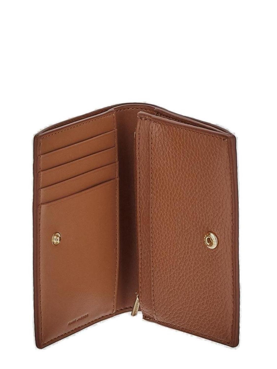 Marc Jacobs Logo Embossed Small Bifold Wallet