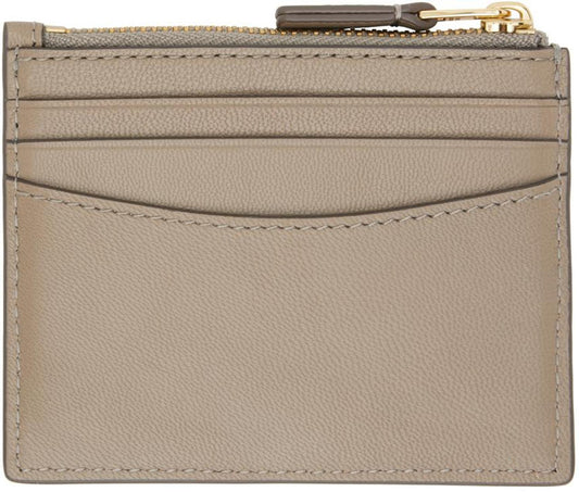 Taupe 'The Slim 84' Card Holder