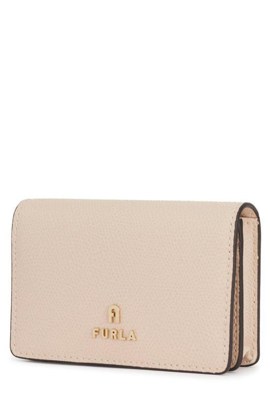 Furla Logo Print Flap Card Holder