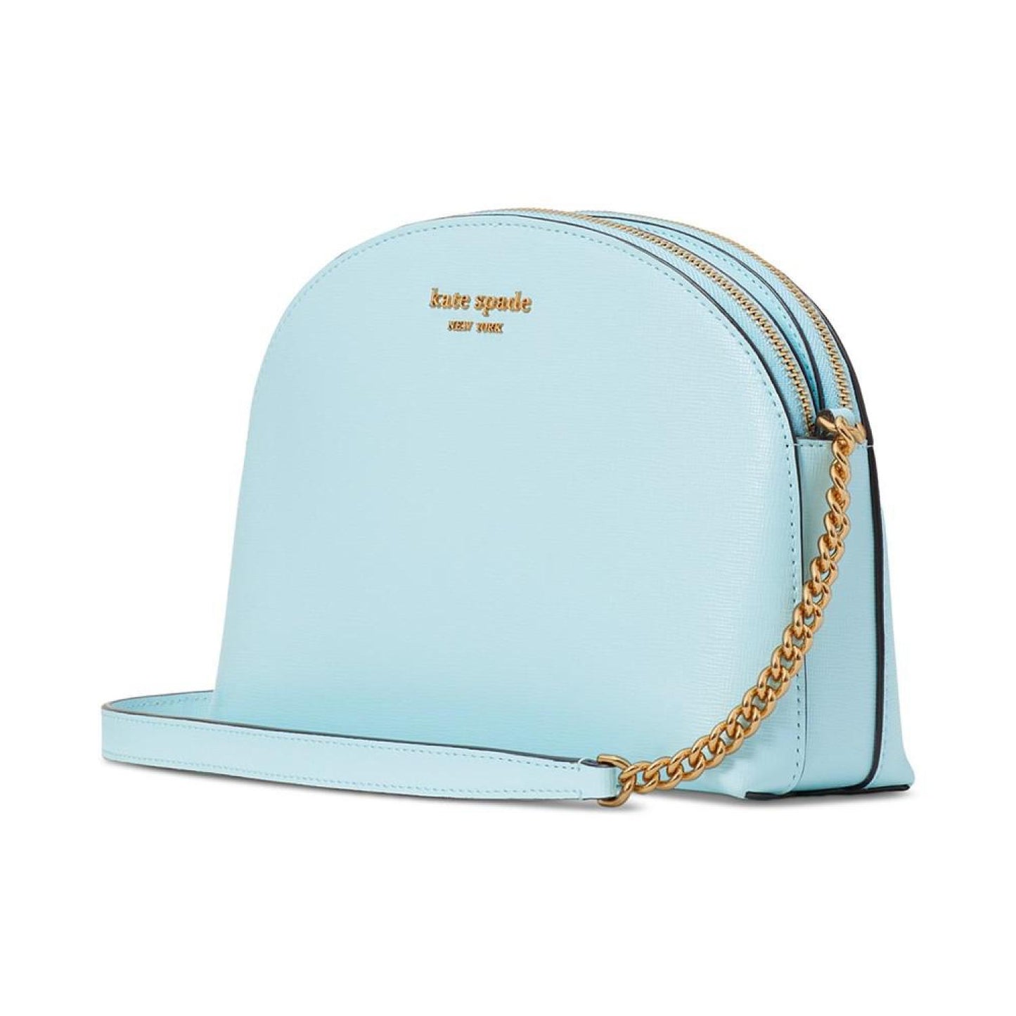 Morgan Saffiano Leather Dome Crossbody