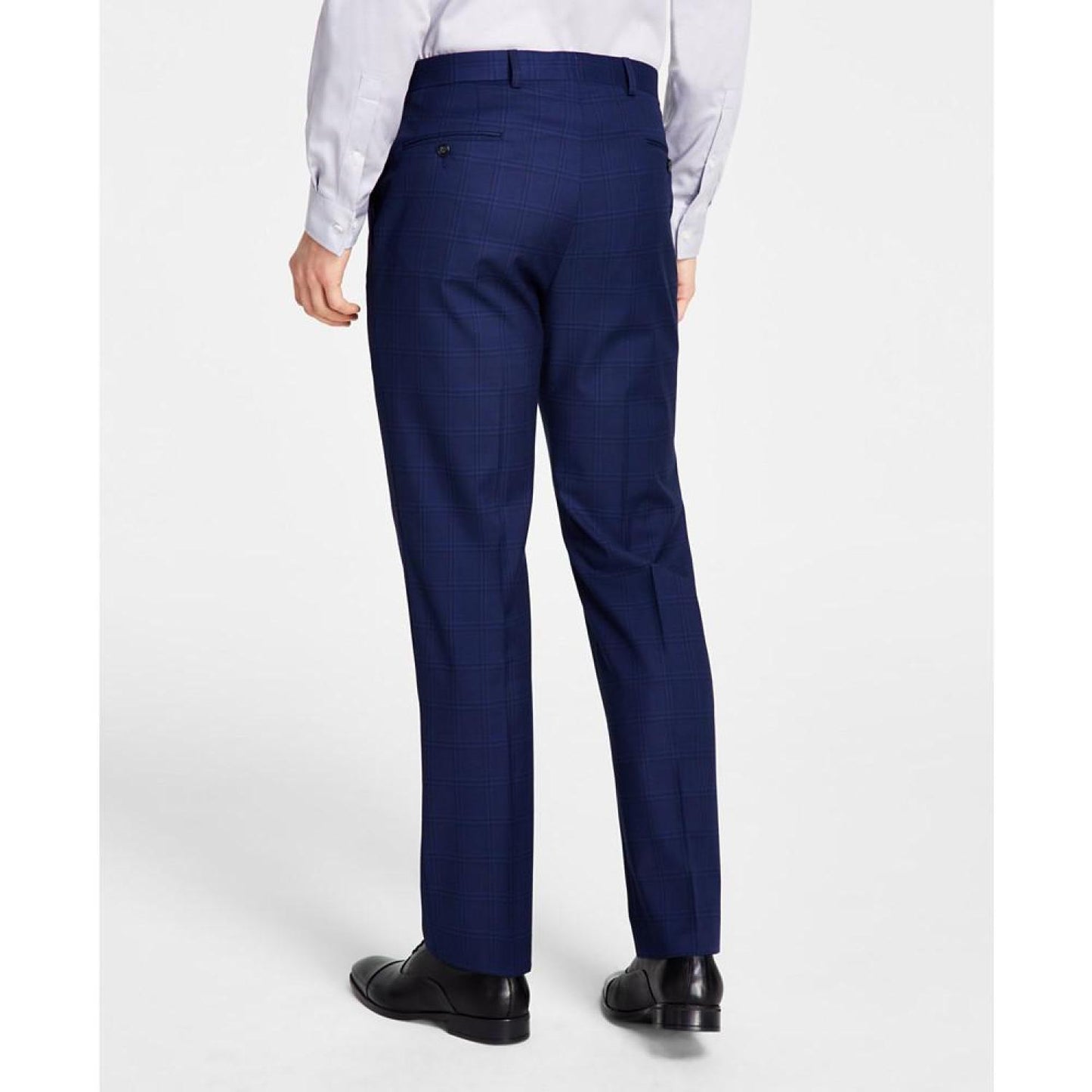 Men's Classic Fit Flat Front Creased Pants