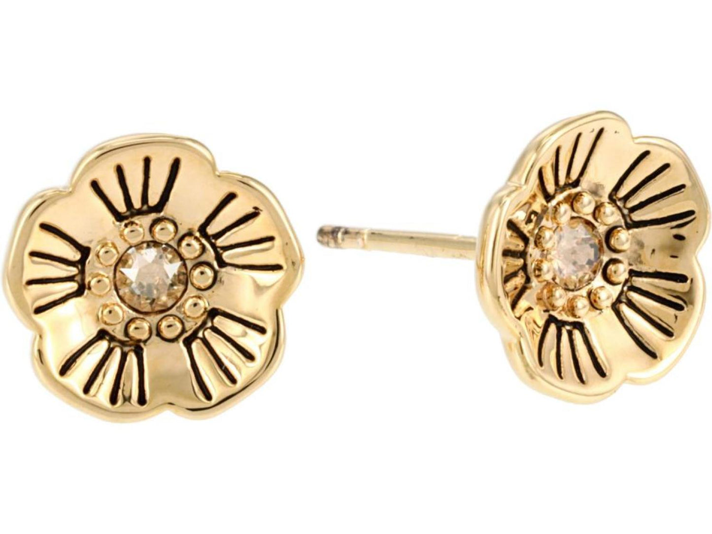 Tea Rose Stud Earrings