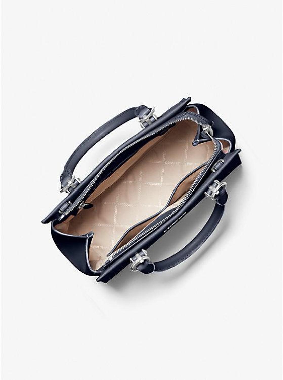 Marilyn Medium Saffiano Leather Satchel