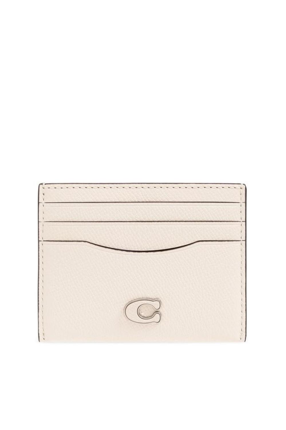 Coach Logo Plaque Card Case