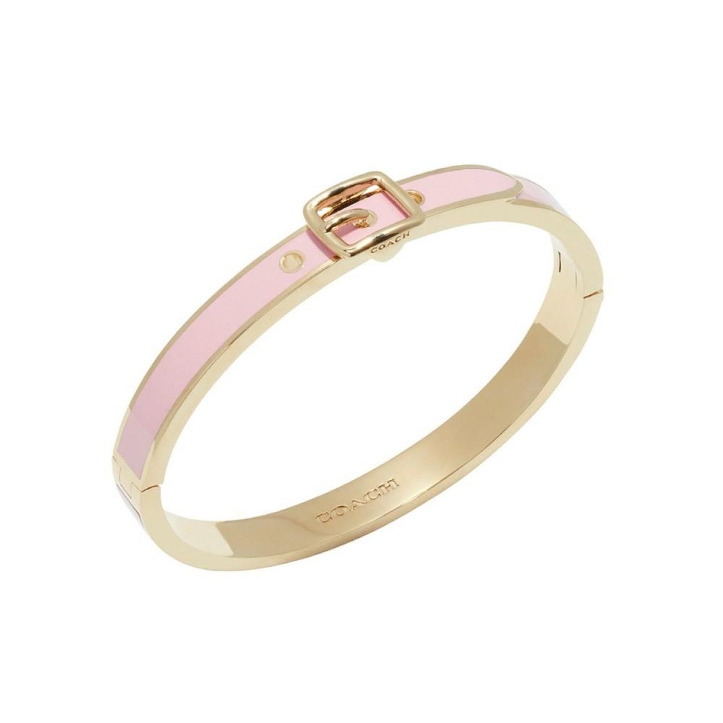 Enamel Buckle Bangle Bracelet
