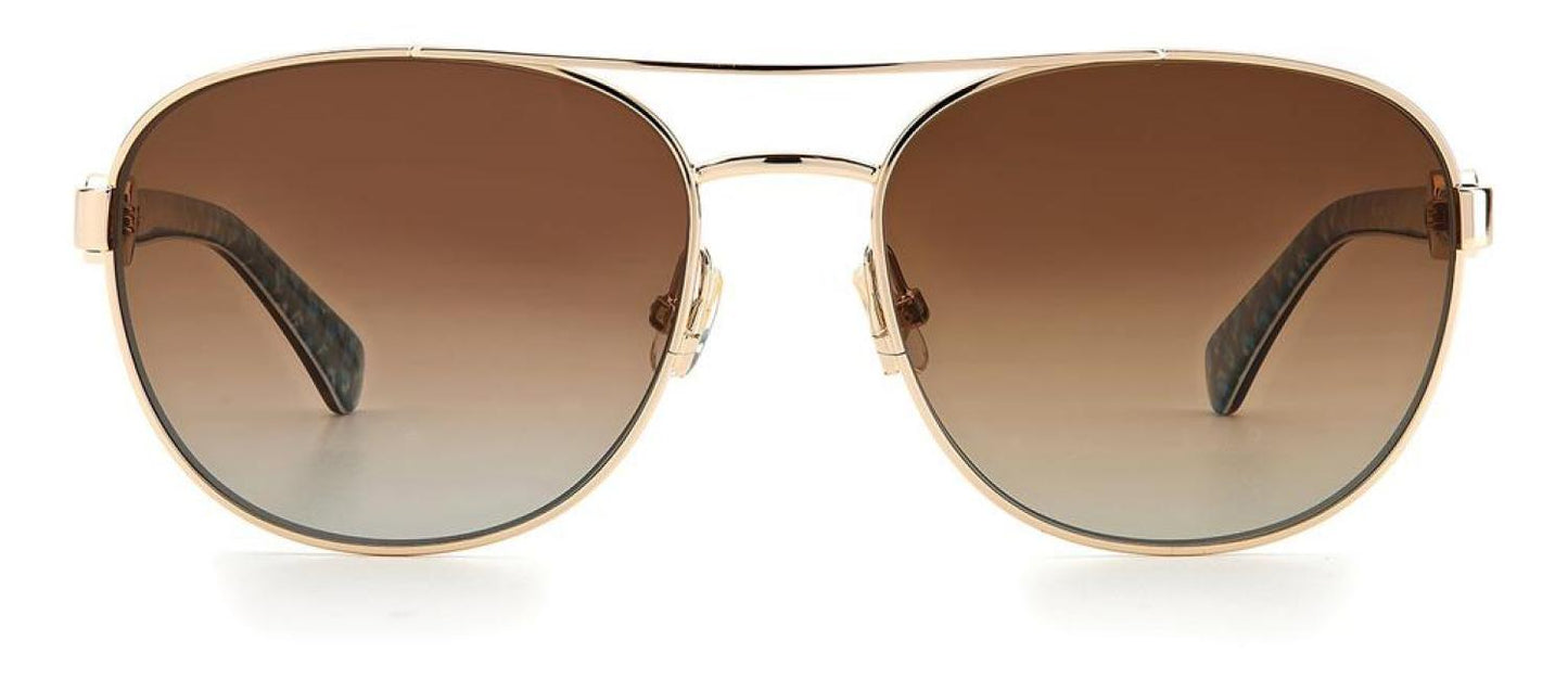 Kate Spade Raglan/G/S LA 006J Aviator Polarized Sunglasses