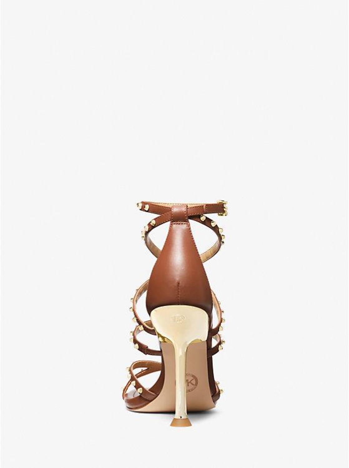 Imani Studded Leather Sandal