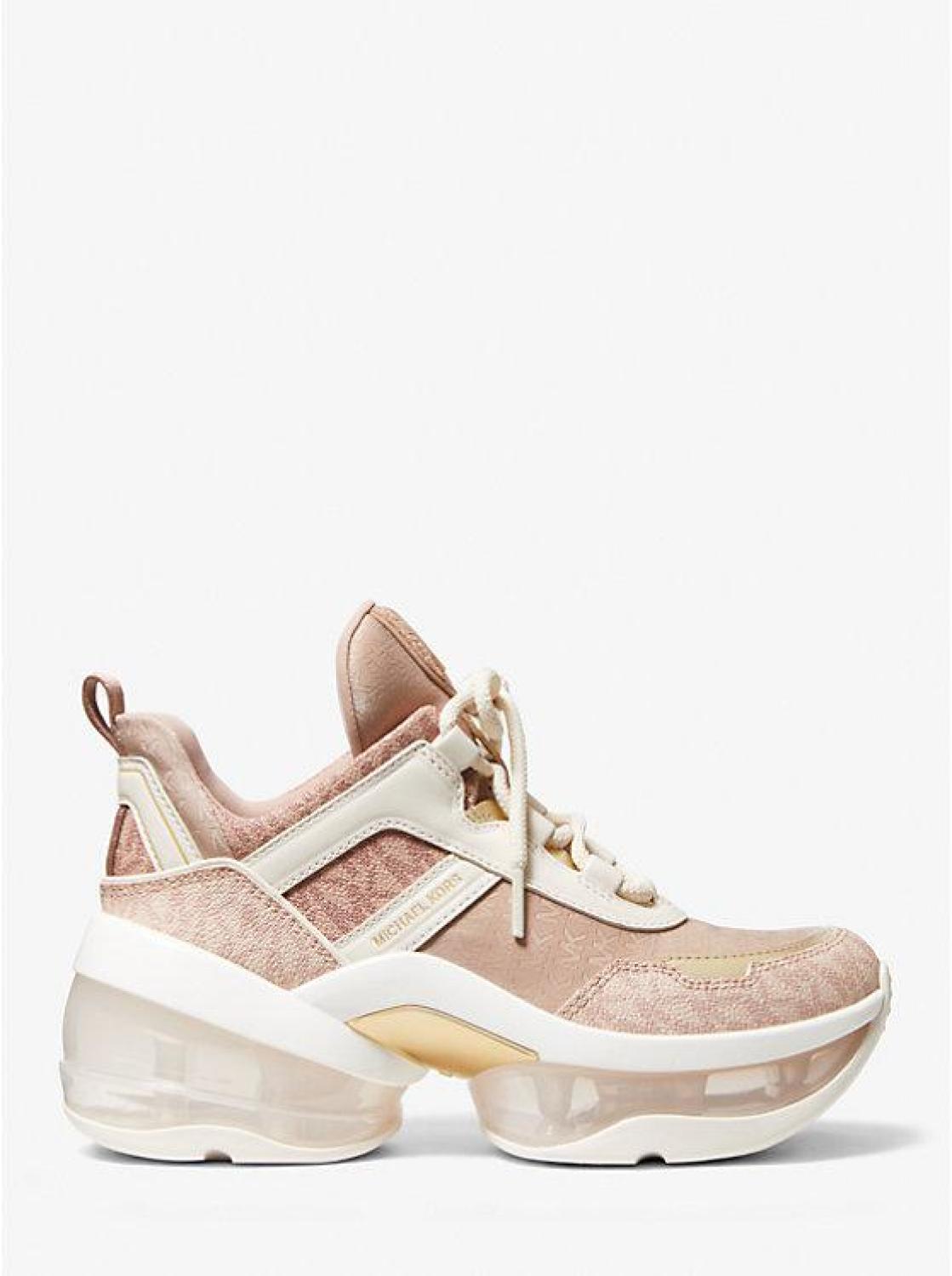 Olympia Extreme Color-Block Jacquard and Logo Trainer