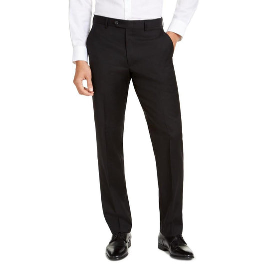 Men's Modern-Fit Airsoft Stretch Suit Pants