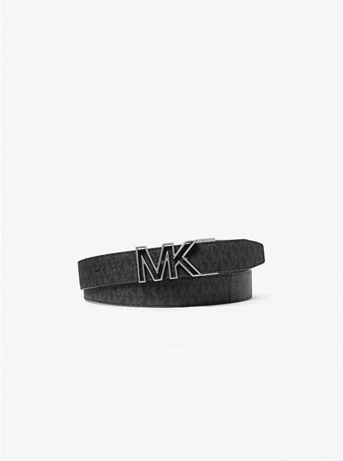 Reversible Logo and Faux Leather Belt