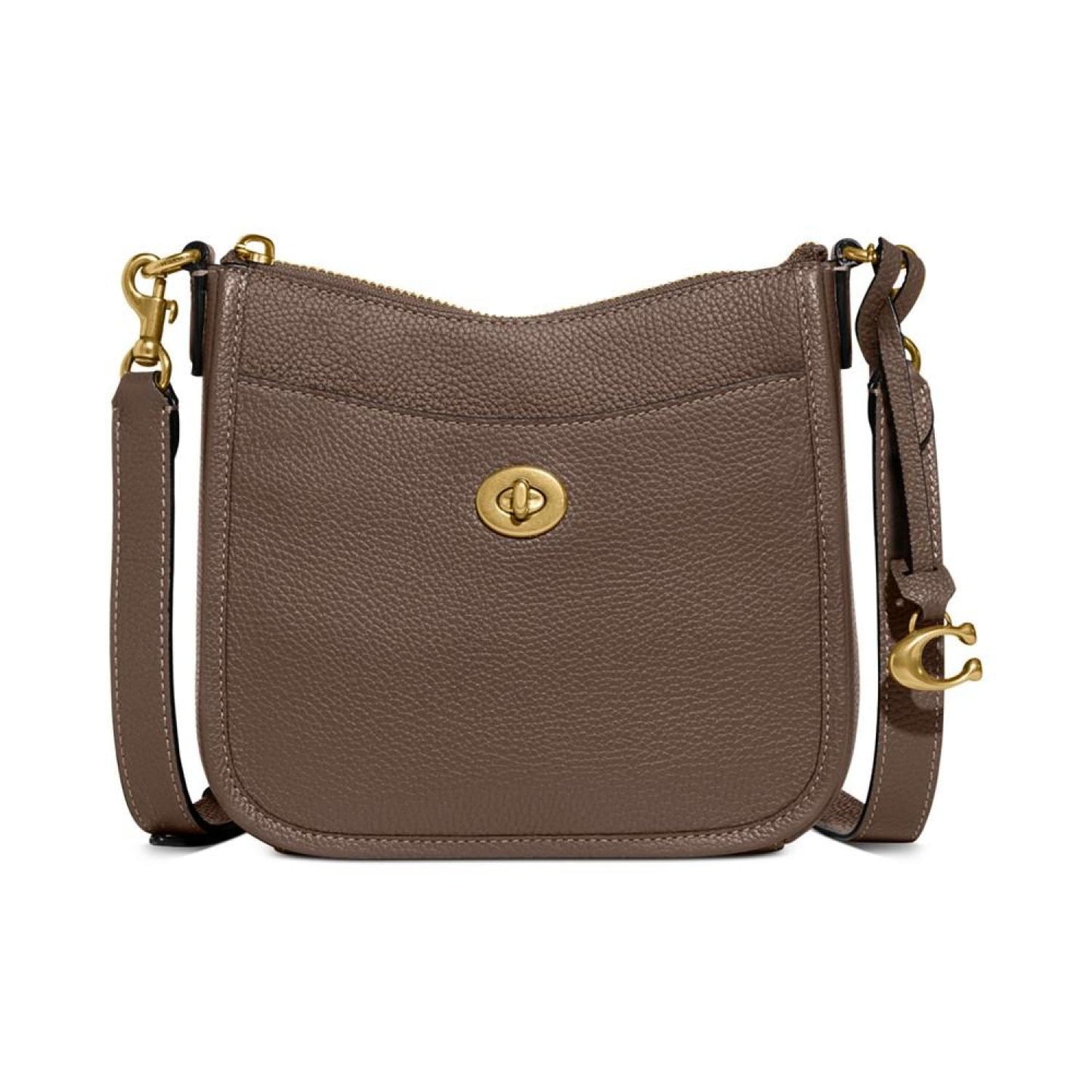 Pebble Leather Chaise Crossbody 19