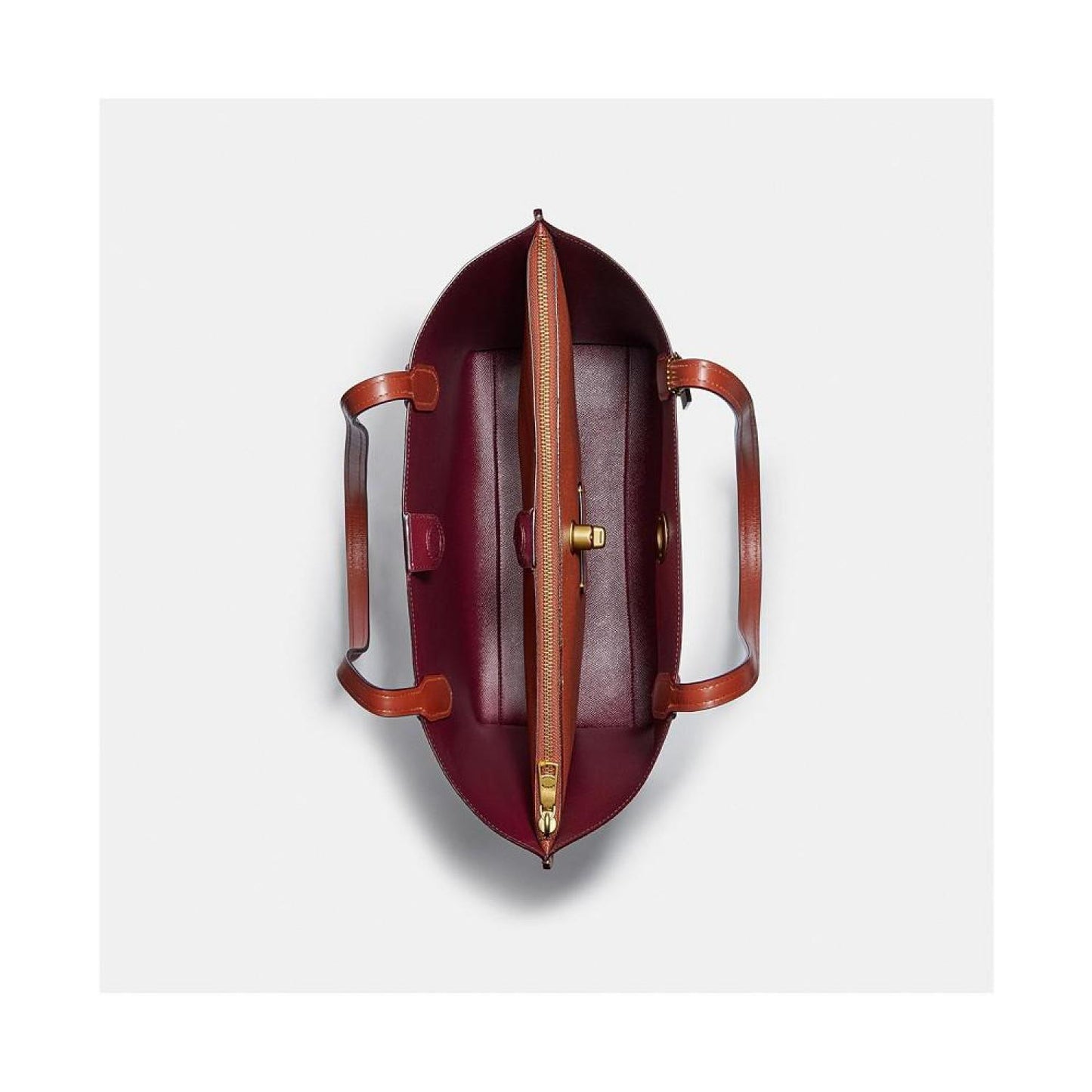 Signature Coated Canvas Willow Tote with Interior Zip Pocket