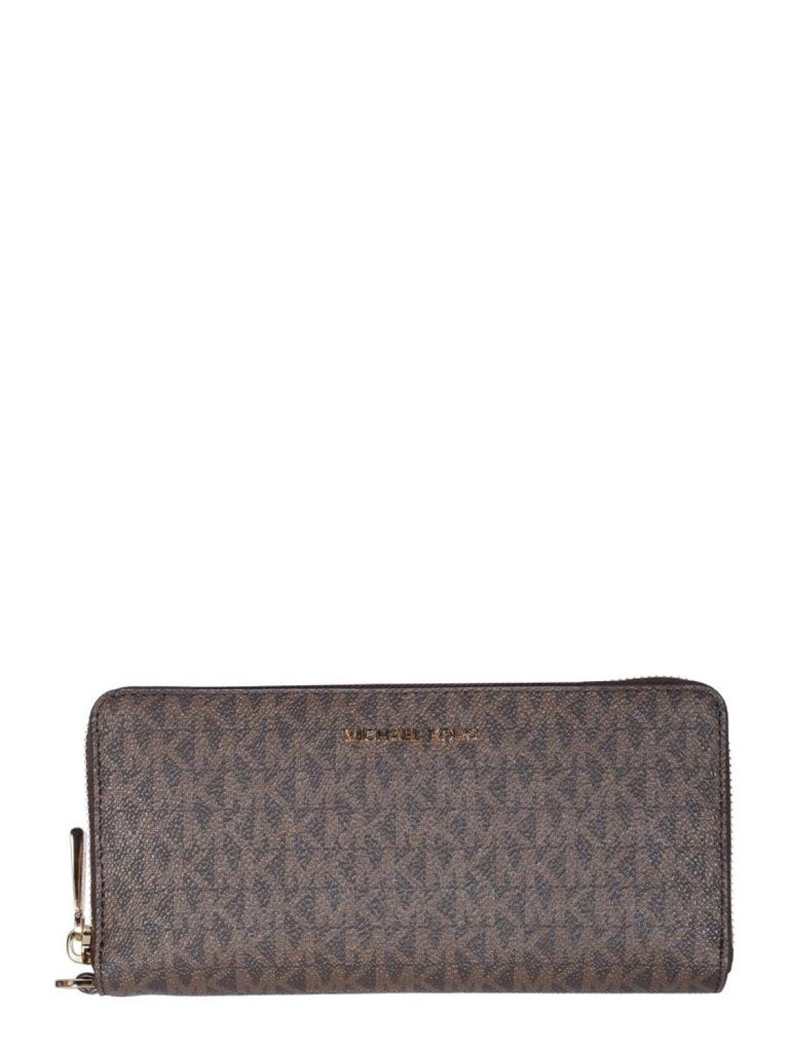 Michael Michael Kors Monogram Printed Large Wallet
