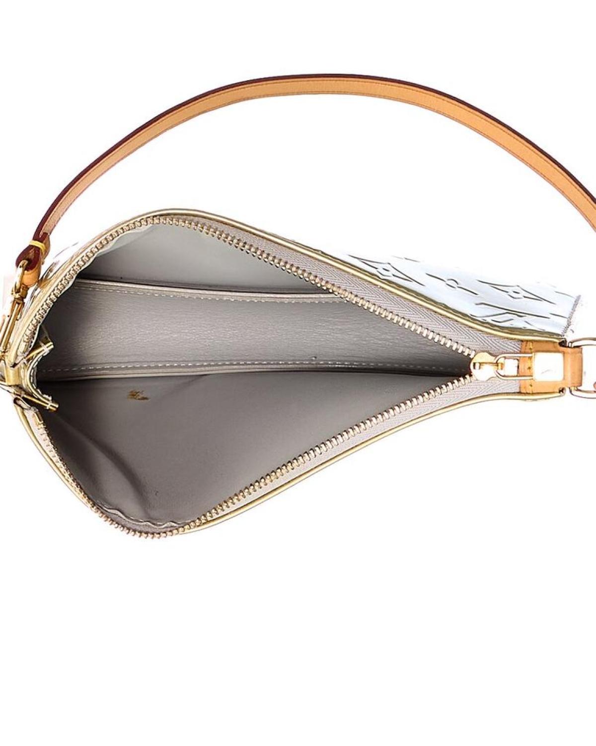 Louis Vuitton Green Monogram Vernis Leather Lexington Pochette (Authentic Pre-