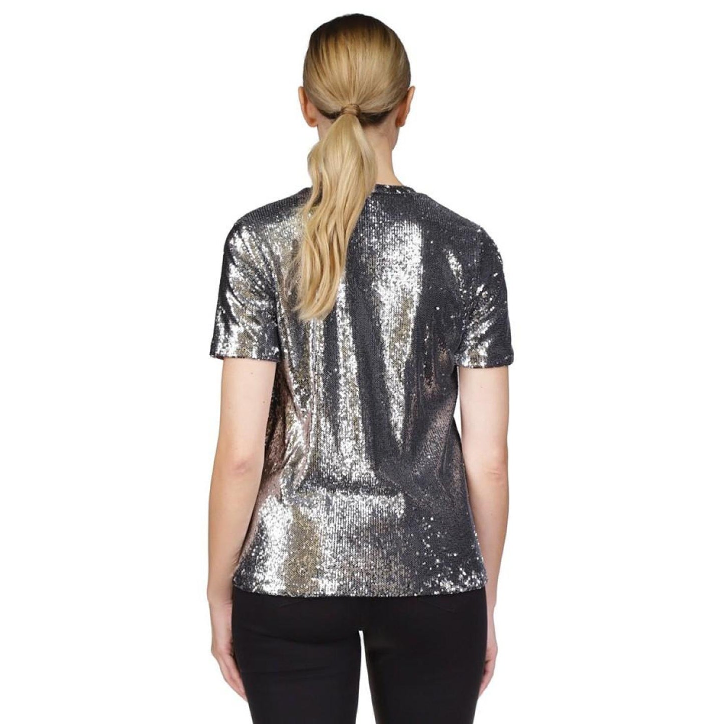 Women's Sequined Logo T-Shirt
