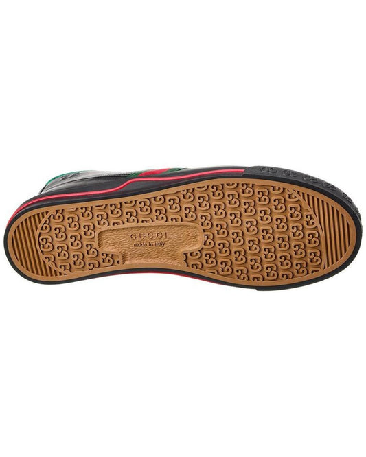 Gucci Tennis 1977 Leather High-Top Sneaker