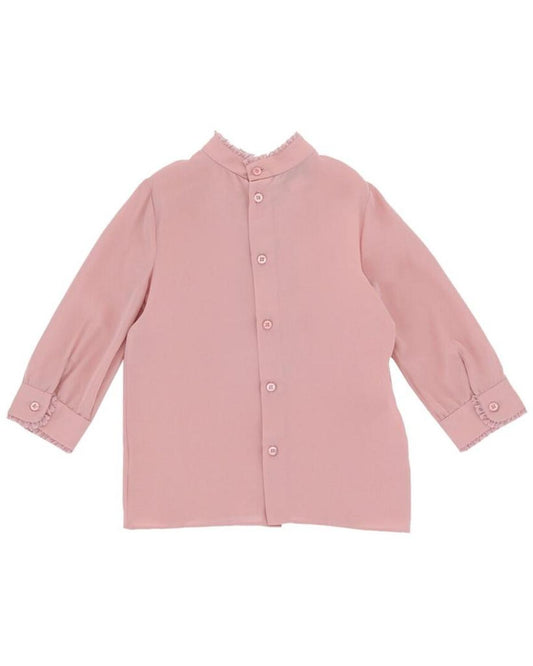 Gucci Ruffled Silk-Blend Blouse